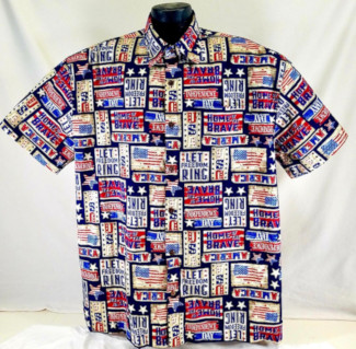 Patriotic Hawaiian Shirt